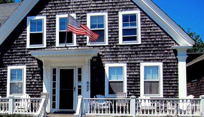 Exterior of a cape cod style home